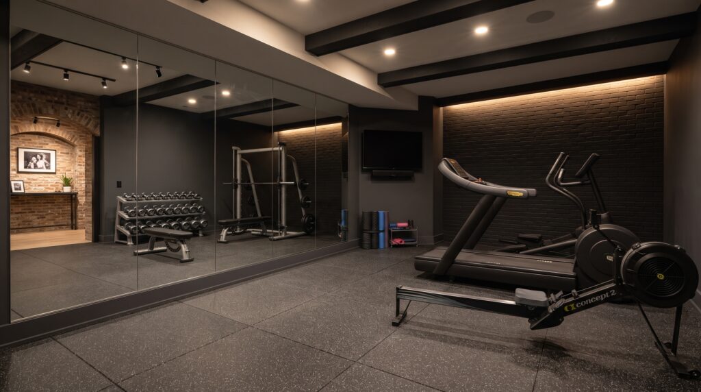 Basement Gym Design Ideas for Connecticut Homes